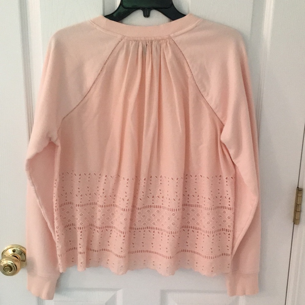 J. Crew Eyelet-back Top